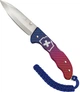 Ніж Victorinox Evoke Alox 136 мм 5 функцій Рифлений синьо-червоний градієнт (0.9415.D221) - зображення 1