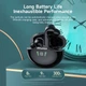 Наушники беспроводные AWEI T12 Bluetooth v5.0 беспроводные с микрофоном и зарядным кейсом Черные - изображение 2
