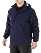 Куртка тактична для штормової погоди 5.11 Tactical TacDry Rain Shell Dark Navy 2XL (48098-724) - изображение 3