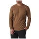 Реглан 5.11 Tactical PT-R Charge Long Sleeve 2.0 2XL Battle Brown Heather - зображення 1