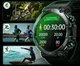 Смарт-годинник для чоловіків GaWear, із 120+ спортивними режимами, SpO2/монітор серцевого ритму/сон/повідомлення, Bluetooth, для Android та iOS（Чорний） - зображення 3