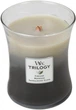 Ароматическая свеча в стакане - WoodWick Hourglass Trilogy Candle Warm Woods 275g (743738-134999) - изображение 1