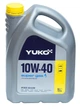 Масло YUKO SUPER GAS 10W-40 SAE API SM/CF 5л для машин с ГБО - изображение 1