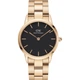 Наручний годинник Daniel Wellington DW00100210 Чорний/Рожеве золото нержавіюча сталь - зображення 1