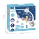 Музыкальный мобиль на аккумуляторе Baby Bell Teddy Bear 3 в 1 с ночником, проектором и пультом управления Мишки на кольцах серый - изображение 7