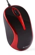 Миша A4Tech N-350-2 Red/Black V-Track Чорно-червоний - зображення 2