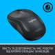 Миша бездротова Logitech M220 Silent Charcoal (910-004878) чорно-сірий - изображение 7