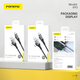 Кабель Foneng X92 1M 4-in-1 (60W) USB Type-C/USB Type A to Apple Lightning/USB Type C - изображение 7