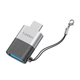 Адаптер OTG USB C to USB Earldom ET-OT72 Переходник на флешку Серебристый - изображение 1