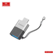 Адаптер OTG USB C to USB Earldom ET-OT72 Переходник на флешку Серебристый - изображение 3