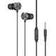 Навушники Hoco M96 Platinum with microphone 3,5 мм (mini-jack) Чорний - изображение 1