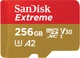 Карта памяти SanDisk microSD 256GB C10 UHS-I U3 R190/W130MB/s Extreme V30 + SD (SDSQXAV-256G-GN6MA) - изображение 4