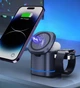 Док-станция 3в1 Magnetic для iPhone 15/14/13/12 MagSafe, AirPods, Apple Watch (grey) - изображение 7