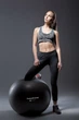 Мяч для фитнеса (фитбол) Power System PS-4011 55 см PRO Gymball Black (4011BK-0) - изображение 4