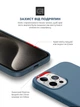 Силіконовий чохол для Apple iPhone 15 Pro Max, ICON2 Case, Синій, протиударний, панель, захист всього корпусу, матова поверхня Soft Touch, виступає над дисплеєм, сумісний із захисними склом і плівками, з мікрофіброю, ArmorStandart (ARM70530) - зображення 5