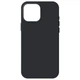 Силиконовый чехол для Apple iPhone 15 Pro Max, ICON2 Case, Черный, противоударный, панель, защита всего корпуса, матовая поверхность Soft Touch, выступает над дисплеем, совместим с защитными стеклами и пленками, с микрофиброй - изображение 1