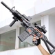 Детский автомат аккумуляторный M416 v2 на мягких патронах 90 см черный - изображение 5