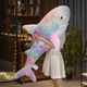 Мягкая игрушка подушка My Kigu Акула Плюшевая Антистресс 140 см Розово-голубая (9038) - изображение 1