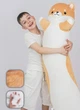 Мягкая игрушка подушка Обнимашка My Kigu Собака Корги Батон Антистресс Коричневая 120 см (9042) - изображение 6