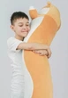 Мягкая игрушка подушка Обнимашка My Kigu Собака Корги Батон Антистресс Коричневая 120 см (9042) - изображение 7