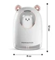 Увлажнитель воздуха ночник диффузор с подсветкой H2O Humidifier USB с мишкой на 300мл Белый - изображение 10