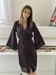 Халат женский атласный Felisiya Lingerie Шоколадный 74-111а S - изображение 5