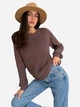 Джемпер женский ARTKNIT Cotton L/XL Шоколадный (4823093451926) - изображение 4