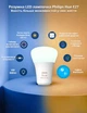 Розумні світлодіодні LED лампочки Philips Hue E27 White Ambiance 800лм 60Вт 8.5W, ZigBee, Bluetooth, 2шт. - зображення 3