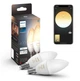 Розумні світлодіодні LED лампочки Philips Hue E14 White Ambiance, ZigBee, Bluetooth, 2 шт. - зображення 2