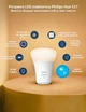 Розумна світлодіодна LED лампочка Philips Hue E27 White 1100лм 75Вт 9.5W, ZigBee, Bluetooth - зображення 2