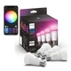 Розумні світлодіодні LED лампочки Philips Hue E27 White and Color Ambiance 800лм 60Вт 7W, ZigBee, Bluetooth, 4шт. - зображення 2