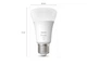 Розумні світлодіодні LED лампочки Philips Hue E27 White 1100лм 75Вт 9.5W, ZigBee, Bluetooth, 2шт. - зображення 11
