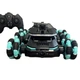 Танк-трансформер стреляющий трехосный XRACE YL84 на пульте управления Черно-Голубой - изображение 4