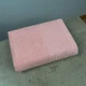 Полотенце махровое Вафельний Бордюр GM Textile 40х70см 500г/м2 (Розовый) - изображение 1
