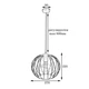 Светильник подвесной в стиле лофт MSK Electric Globe NL 2722 W - изображение 4