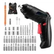 Универсальняя Аккумуляторная отвертка Tuoye Tools 47PCS с кейсом Чёрная LY-83 USB Встроенный аккумулятор - изображение 3