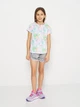 Детский комплект (футболка 2 шт + шорты) для девочки Reebok C4591RG 116 см Carmine Rose (196096226285) - изображение 1