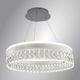 Керована світлодіодна люстра CARINA&nbsp;90W R-APP-500x1200-CHROME/CLEAR-220-IP20 - зображення 2