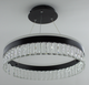 Керована світлодіодна люстра Esllse CARINA 90W R-APP-500x1200-BLACK/CLEAR-220-IP20 - зображення 2