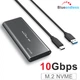 Зовнішня кишеня Blueendless 2802N для M.2 SSD NVMe PCIe USB 3.1 Type-C чорна (CN600056-2802N) - зображення 2