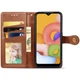 Шкіряний чохол книжка GETMAN Gallant (PU) для Samsung Galaxy A12 / M12 Коричневий - зображення 4