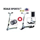 Самокат трюковый - снегокат 2 в 1 84х53х11 см Scale Sports Белый 000283535 - изображение 2