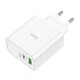 Сетевое зарядное устройство Hoco C113A Awesome | 65 Вт, 1 USB-A, 1 Type C| Адаптер с быстрой зарядкой Белый - изображение 5