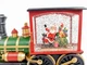 Ночник новогодний музыкальный Xmas Поезд с Санта Клаусом 32х17см - изображение 5