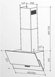 Витяжка декоративна INTERLINE GOLF BK A/60/PB/GL/T (700 м3/год, 3 швидк., кнопкове кер.) 279342 - изображение 15