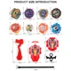 Игровой набор BauTech BEYBLADE 8 волочков + кейс Разноцветный (1013-073-00) - изображение 2