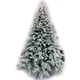 Новорічна ялинка штучна лита Смерека пласт Elit 210 см Блакитна ELIT tree (blue +snow) - 210 - изображение 2