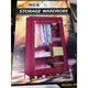Складна тканинна шафа органайзер Storage Wardrobe 88105 бордова 105х45х170 см - зображення 4