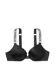 Бюстгальтер Victoria’s Secret со стразами с push-up черный 34С (75С) - изображение 3