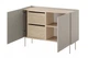 Комод із ящиками Desin 120 2 Bogart 120x85x40 (DESINKOMODA1202D2SZ) 155518 - зображення 4